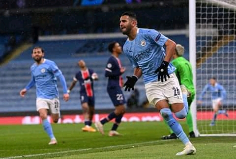 Manchester city beat PSG to reach their first ever champions league finals