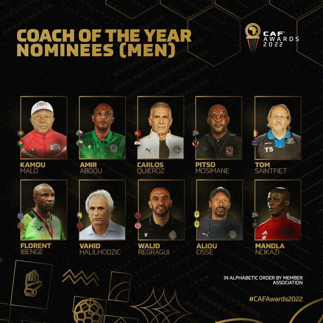 CAF2022 awards: Coach of the Year 