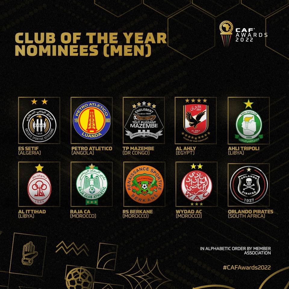 CAF2022 awards: Club of the Year