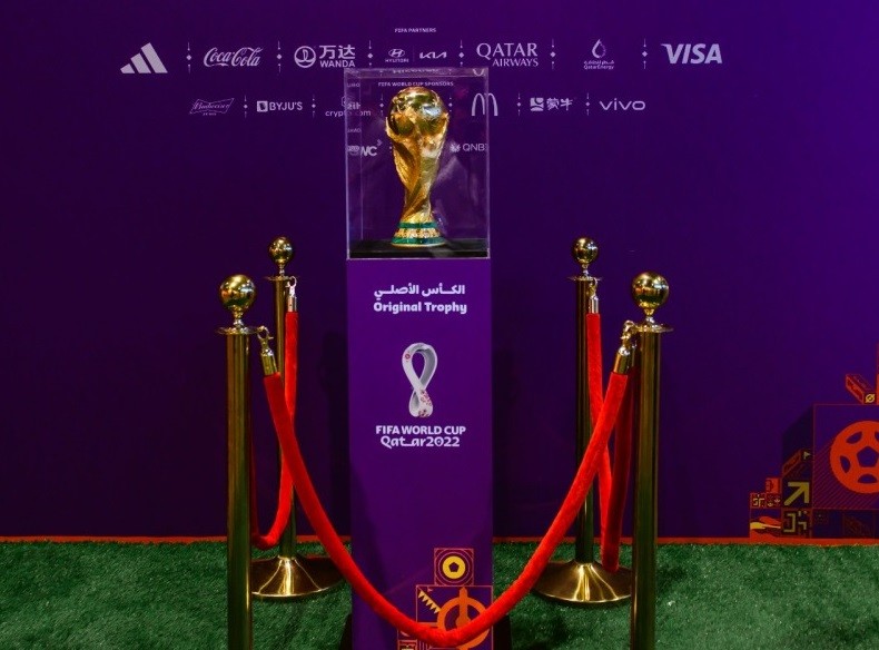 FIFA World Cup trophy on display in South Korea