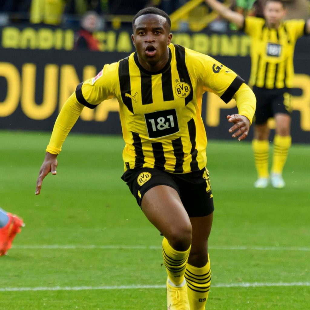 18 year old Cameroon born Borussia Dortmund striker has been accused of age fraud as reports claim he four years older than his age