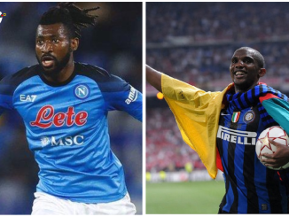 Zambo Anguissa crowned 2022/2023 Serie A champions with Napoli becoming first Cameroonian to win it since Samuel Eto'o