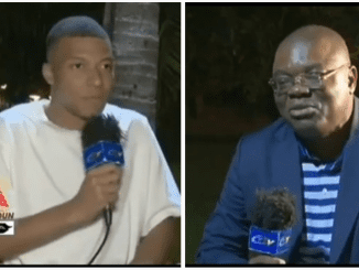 Kylian Mbappe was interviewed by CRTV Sports journalist Raphael NKOA during the Sports Case show on CRTV Sports today morning.