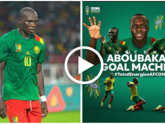 CAF has paid tribute to Indomitable Lions captain, Vincent Aboubakar, with a compilation of his best AFCON goals. 