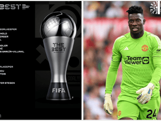 Andre Onana has been nominated for The Best FIFA Men's Goalkeeper 2023.