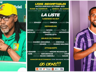 Indomitable Lions coach Rigobert Song has unveiled the list of 24 players that will be available for Cameroon's October fixtures against Russia and Senegal