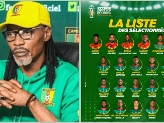 Cameroon national team coach Rigobert Song has unveiled Cameroon's squad for the 2023 AFCON.
