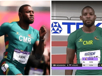 Cameroonian sprinter Emmanuel Eseme has set a new national record of 6.52 seconds in the Men's 60m race in the World Athletics Indoors Championship.