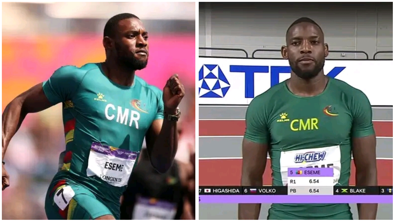 Cameroonian sprinter Emmanuel Eseme has set a new national record of 6.52 seconds in the Men's 60m race in the World Athletics Indoors Championship.