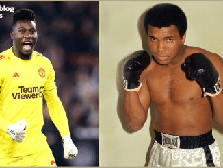 Andre Onana revealed in an exclusive interview with United Inside, the club's official magazine, that legendary boxer Muhammad Ali is one of his idols because of his mentality.