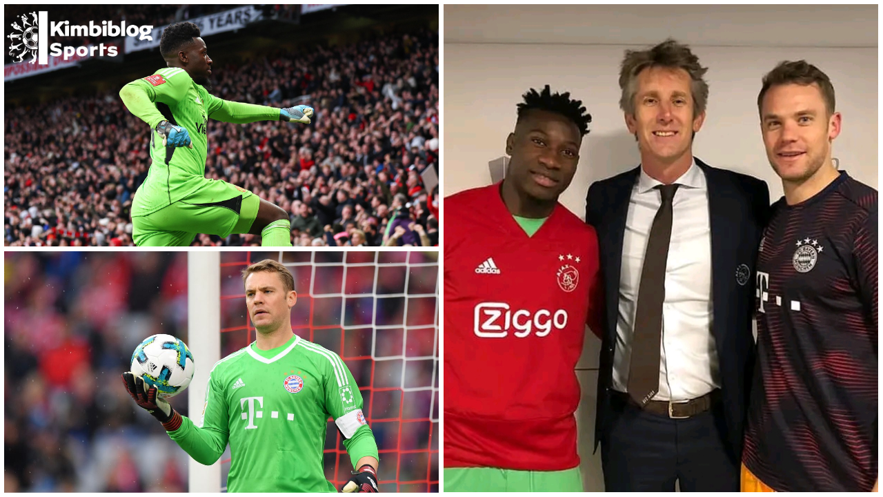 Andre Onana revealed Bayern Munich's Manuel Neuer is the Goalkeeper who inspires him the most.