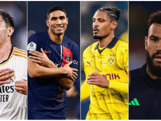 The Semi Finals of the 2023/24 UEFA Champions League is set and eight African footballers will be representing their various clubs in the next round.